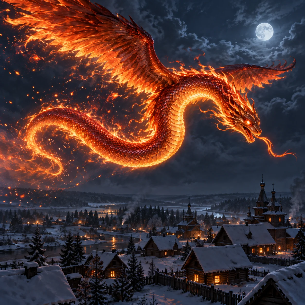 Fiery serpent (Slavic folklore)